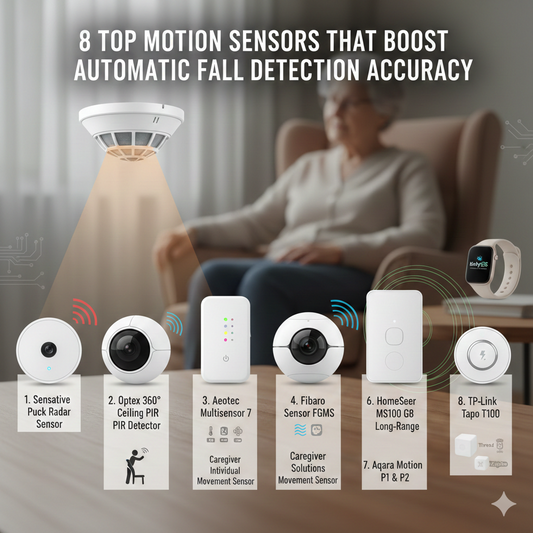 8 Top Motion Sensors That Boost Automatic Fall Detection Accuracy